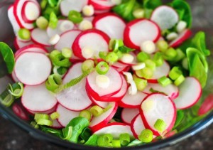 рецепты салатов из редиса