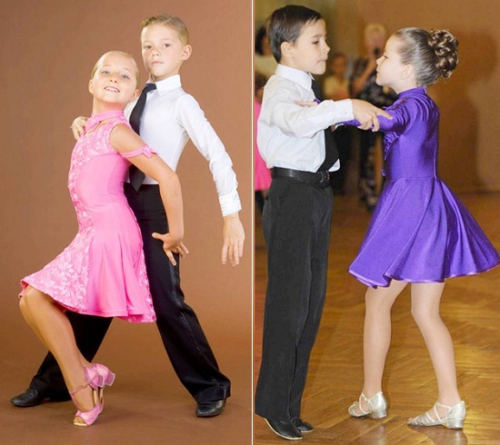 детские платья для бальных танцев