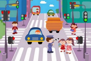 обучение детей правилам дорожного движения