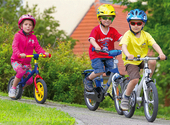 детский велосипед по росту