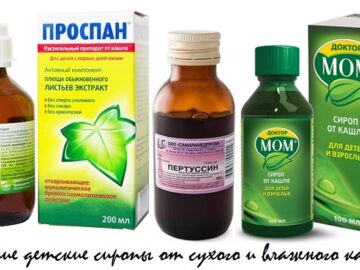 лучшие детские сиропы от кашля