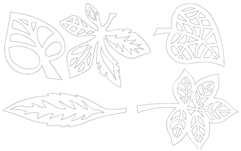 сделать осенние листья своими руками из бумаги